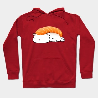 Chubby Cat Salmon Sushi Hoodie